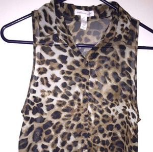 Ambiance sheer shirt size Small